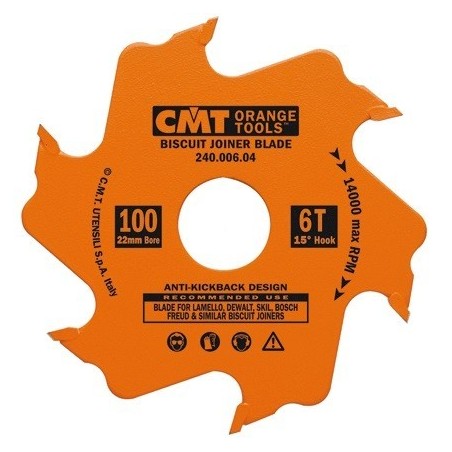 CMT Frez Do Lamelek 240.006.04 100x3,9/22 z-6