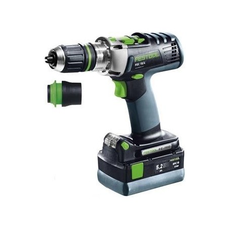 FESTOOL Wiertarko-Wkrętarki Udarowe 18/4 5,2-Plus