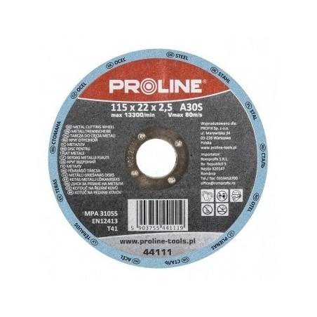 PROLINE Tarcza Do Cięcia 125x2,5x22