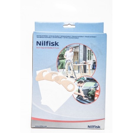 NILFISK Worki Do Odkurzacza BUDDYII 4szt.