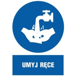 ANRO Znak Bezpieczeństwa "Umyj ręce"