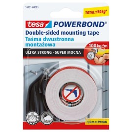 TESA Taśma Montażowa Powerbond Super Mocna 1,5m