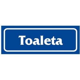 ANRO Znak Bezpieczeństwa "Toaleta"