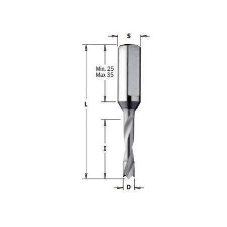 CMT Wiertło WN XTREME-HWM 3x57,5 RH