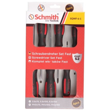 SCHMITH Kpl. Wkrętaków Fest 6szt.
