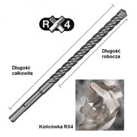 MILWAUKEE Wiertło RX4 SDS 16x210