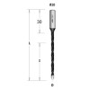CMT Wiertło WP 5x115 RH 381.050.12