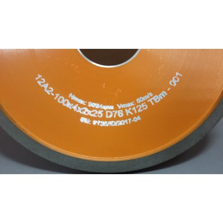 Diament 12A2 100x4x2x25 D76 K125