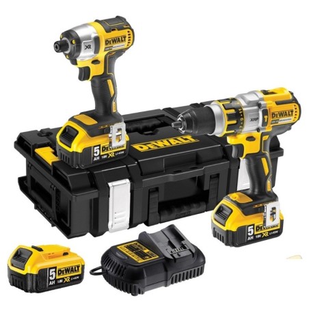 DEWALT Zestaw Combo DCD796+DCF887, 3Akum 5,0 AH