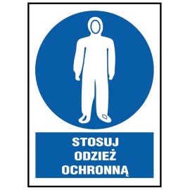 ANRO Znak Bezpieczeństwa „Stosuj odzież ochronną”