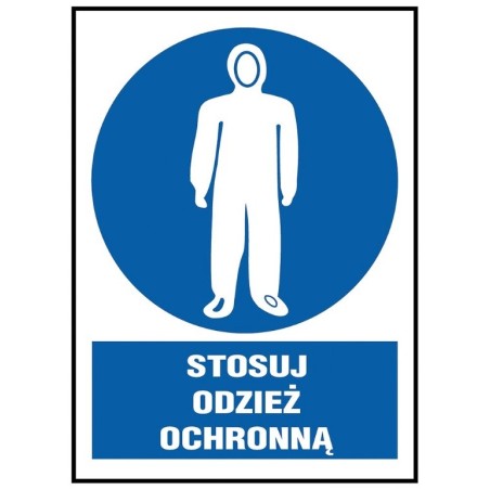 ANRO Znak Bezpieczeństwa „Stosuj odzież ochronną”