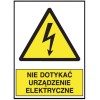ANRO Znak Bezpieczeństwa „Nie dotykać urządzenie elektryczne”﻿