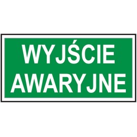 ANRO Znak Bezpieczeństwa „Wyjście ewakuacyjne”