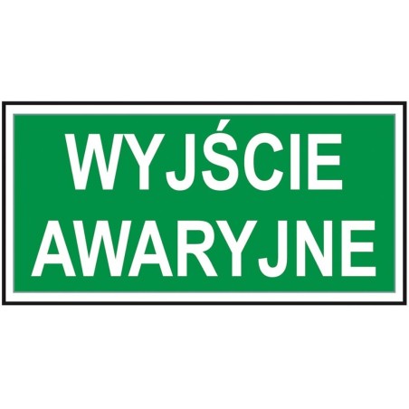 ANRO Znak Bezpieczeństwa „Wyjście ewakuacyjne”