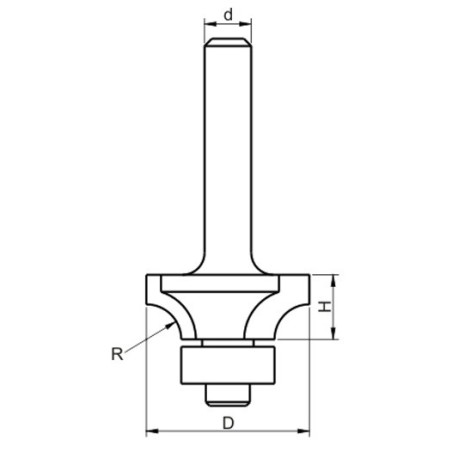 GLOBUS Frez Zaokrąglający 14,3 mm