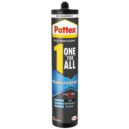 PATTEX Klej Montażowy ONE4ALL 290g Bezbarwny