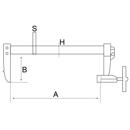 BAHCO Ścisk 500x120