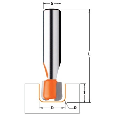 CMT Frez Do Korytek 15,87 mm
