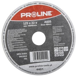 PROLINE Tarcza Do Cięcia Stali Kwasoodpornej 125x1