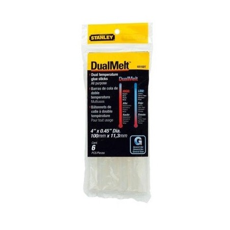 STANLEY Klej Dual Temp 11,3 6szt