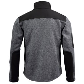 LAHTI PRO Kurtka Sweter Wstawki Soft Szaro-Czarna 2
