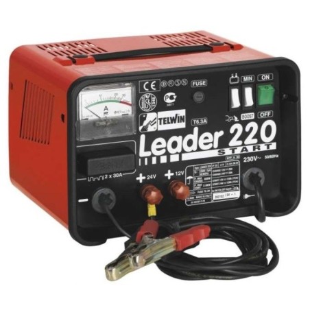 TELWIN Prostownik LEADER 220 Start 12/24V