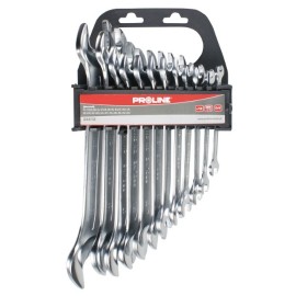 PROLINE Klucze Płaskie 12szt. (6x7-30x32mm)