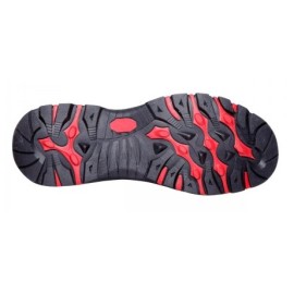 LAHTI PRO Półbuty Zamszowe Szaro-Czerwone L30410 2