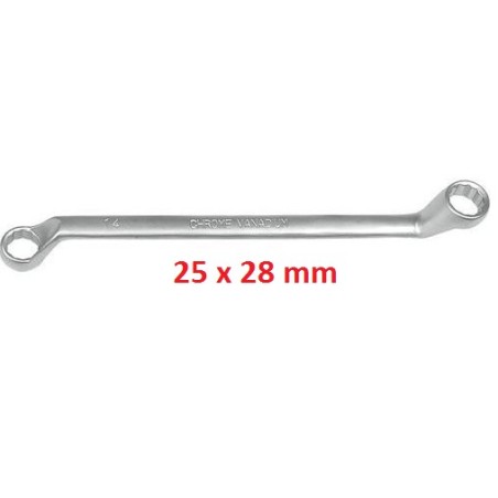COVAL Klucz Oczkowo Odgięty 25x28mm