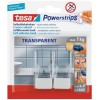TESA Haczyk Samoprzylepny Powerstrips Transp. Biały