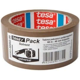TESA Taśma Pakowa Brązowa 66m