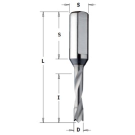 CMT Wiertło WN XTREME-HWM 2x57,5 RL 310.020.22