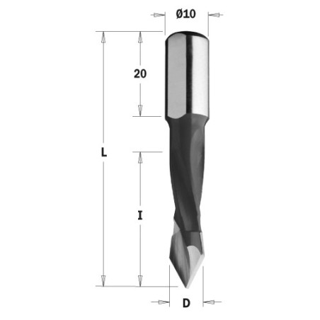 CMT Wiertło WP 4x70 I-40mm RH 375.040.11