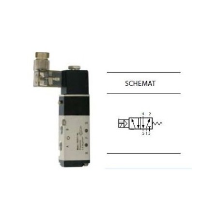 D Elektrozawór 5/2 MONO 1/8'' DC24V