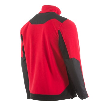LAHTI PRO Bluza Polarowa ze Wzmocnieniami Czerwona L40115