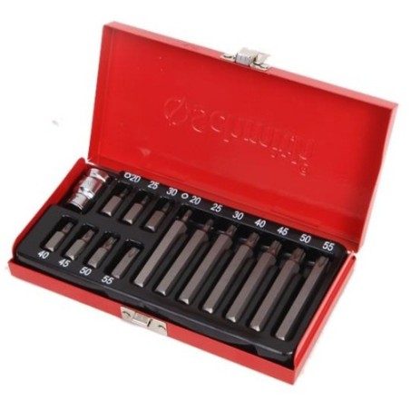 SCHMITH Komplet Bitów TORX Z Uchwytem 15szt. SQBT-06