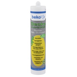 BEKO Klej Uszczelniacz Hybrydowy Gekon 310ml Popielaty Szary 2453103