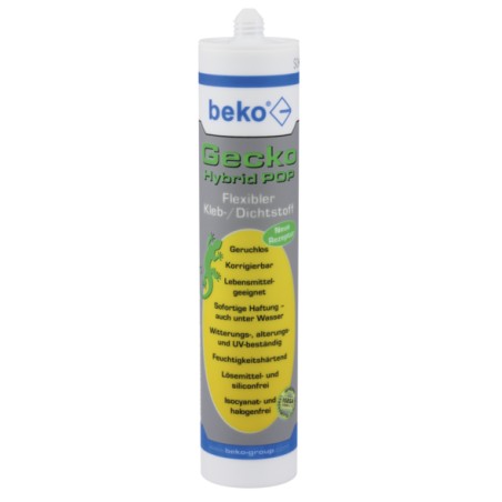 BEKO Klej Uszczelniacz Hybrydowy Gekon 310ml Popielaty Szary 2453103