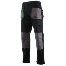 LAHTI PRO Spodnie Ochronne Do Pasa Czarno-Zielone XL L4050656