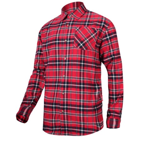 LAHTI PRO Koszula Flanelowa Czerwono-Granatowa L41803