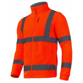 LAHTI PRO Bluza Polarowa Ostrzegawcza Pomarańczowa L40110