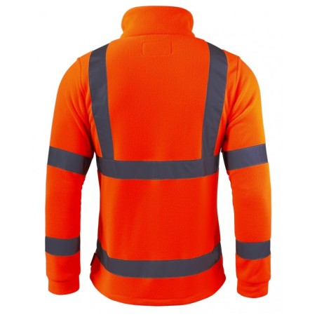 LAHTI PRO Bluza Polarowa Ostrzegawcza Pomarańczowa L40110