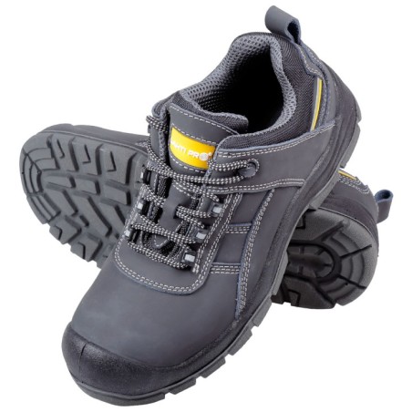 LAHTI PRO Półbuty Nubukowe Czarno-Żółte L30414  40,1,5,6
