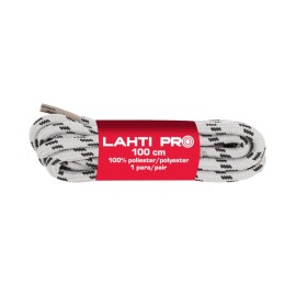 LAHTI PRO Sznurowadła Okrągłe Szaro Czarne L90404