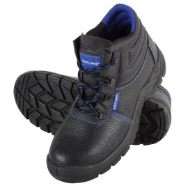 LAHTI PRO Trzewiki Skórzane Czarno-Niebieskie L30116  39-44