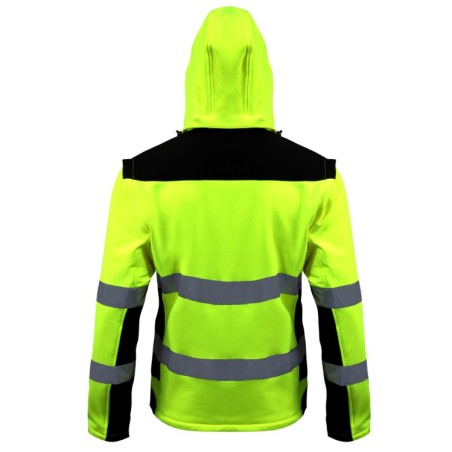 LAHTI PRO Kurtka Softshell Ostrzegawcza z Odpinanymi L40919 Rękawami L40919