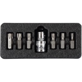 PROLINE Zestaw Końcówek TORX Security T25-T55 7szt. 10752