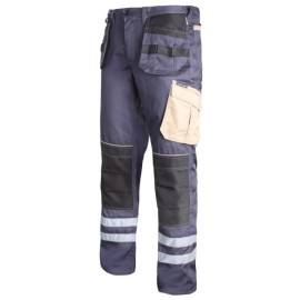 LAHTI PRO Spodnie Szaro-Czarno-Beżowe L40507
