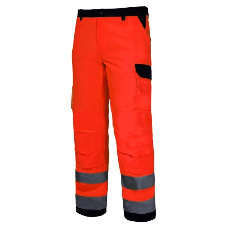 LAHTI PRO Spodnie Ostrzegawcze Pomarańczowe PREMIUM L41005
