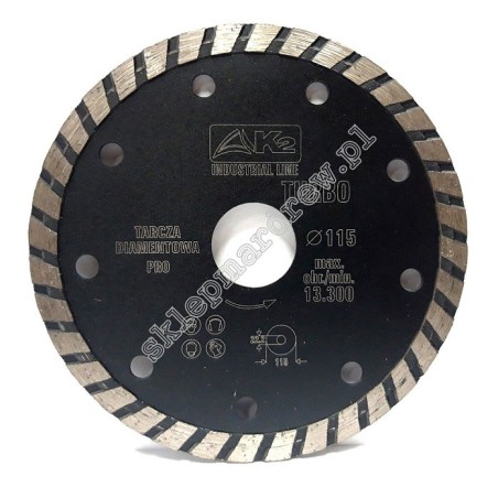 K2 Tarcza Diamentowa Turbo 115mm Pro